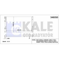 Motor Radyator Cordoba Ibiza Inca Golf Iii Caddy Polo Classic 1 6 / 1 9Sdi / 1 7Sdi (Mekanik Sistem) KALE 346050