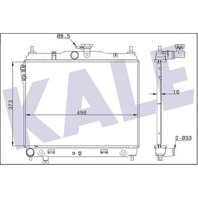 Motor Su Radyatoru Hyundai Getz 1 3 1 4 Benzinli Manuel 03> (370×488×16) KALE 346150