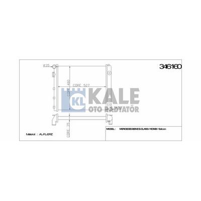 Motor Su Radyatoru (Klimali) W124 85>93 S124 86>93 KALE 346160