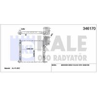 Motor Su Radyatoru (Klimasiz) V-Class 638/2 96>03 Vito 638 96>03 KALE 346170