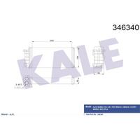 Kalorifer Radyatoru Alfa Romeo 145 146 Bravo I Brava Marea 1.6 1.8 1.9 2.0 KALE 346340