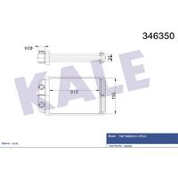 Kalorifer Radyatoru Bravo Ii Stilo (Brazing) KALE 346350