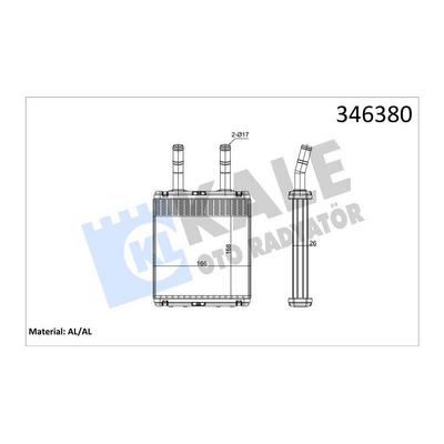 Kalorifer Radyatoru Hyundai Accent 1994-2005 (167×165×26) KALE 346380