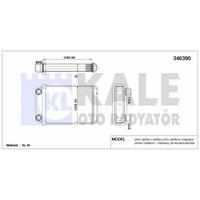 Kalorifer Radyatoru Astra J Astra J Gtc Astra K Cascada Zafira Tourer C Vauxhall Zafira Mk Iii KALE 346390