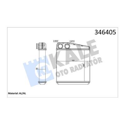 Kalorifer Radyatoru Modus Clio Iii 1 2 / 1 4 / 1 5Dci / 1 6 / 2 0 16V KALE 346405