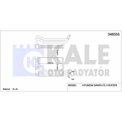 Kalorifer Radyatoru Santafe 2000> (207×165×26) KALE 346555