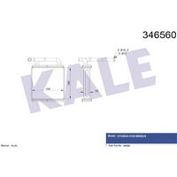 Kalorifer Radyatoru Hyundai H100 Minibus 1994-2005 Klimali (163×165×42) KALE 346560