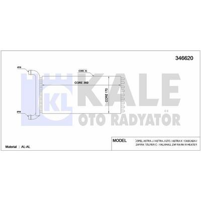 Kalorifer Radyatoru Crafter Sprinter 06> KALE 346620