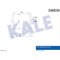 Kalorifer Radyatoru (Sasi No: A133638>) S-Class W140 91>98 KALE 346630