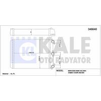 Kalorifer Radyatoru W123 79>85 S123 79>85 C123 77>85 KALE 346640