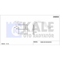 Kalorifer Radyatoru Nissan Qashqai Xtrail 2007-2013 KALE 346650