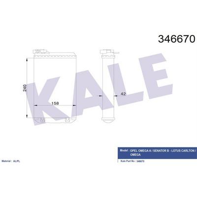 Kalorifer Radyatoru Omega A Senator B Lotus Carlton Omega KALE 346670