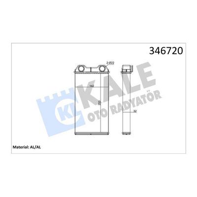 Kalorifer Radyatoru Primastar Vivaro Trafic Ii KALE 346720