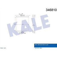 Kalorifer Radyatoru (Sasi No: <A133638) S-Class W140 91>98 KALE 346810