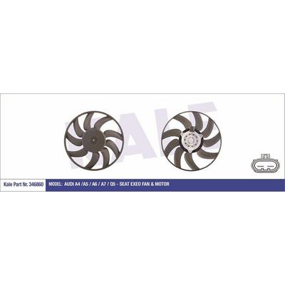 Fan Motoru 400W 400Mm Audi A4 13>16 A5 12> Q5 13> KALE 346860