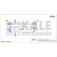 Turbo Intercooler Radyatoru Mondeo Iv 07>14 S Max Galaxy 06>15 1 8Tdci / 2 0Tdci Kuga 2 0Tdci 10>12 Volvo S80 Ii S60 V70 Iii 1 6Drvie / 2 0Tdi 10> KALE 347000