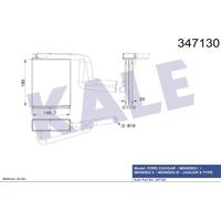 Kalorifer Radyatoru Cougar Mondeo I Mondeo Ii Mondeo Iii Jaguar X Type KALE 347130