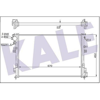 Motor Radyatoru P806 1 8I / 2 0I 8V / 2 0I 16V KALE 347220