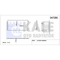 Klima Radyatoru (Condenser) Egea 1 3 1 6 Mjet 1 4 Benzinli KALE 347285