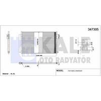 Klima Radyatoru (Condenser) Egea 1 4 Benzinli KALE 347305