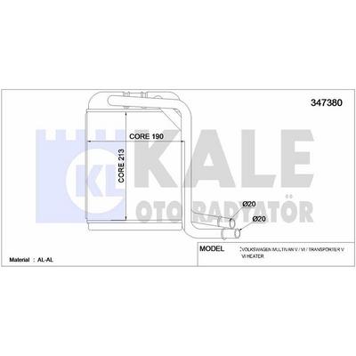 Kalorifer Radyatoru Transporter T5 T6 03> KALE 347380