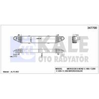 Turbosarj Radyatoru C-Class W204 08>14 E-Class W212 11>15 KALE 347700