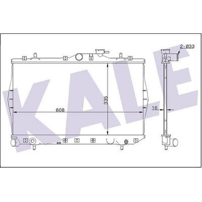 Motor Su Radyatoru Accent 1 3 1 5 94 00 Manuel Vites (335×603×18) KALE 347780