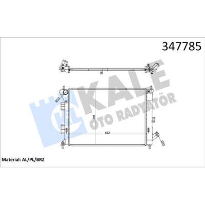 Motor Su Radyator Elantra 2011> I30 2012> Manuel KALE 347785