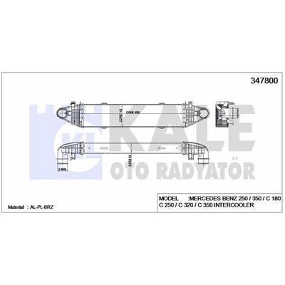 Turbosarj Radyatoru C-Class W204 07>14 S204 07>14 KALE 347800