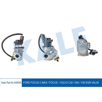 Egr Valf (Kablolu) Focus Ii Focus Ii Cmax 1 6Tdci 04>11 Volvo C30 06>12 S40 Ii V50 1 6Tdi 05> KALE 349045