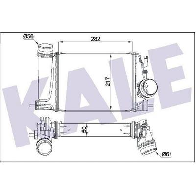 Turbo Radyatoru (Intercooler) Nissan Qashqai 1 2 2013> Renault Megane Iv 1 2 2015 KALE 350970