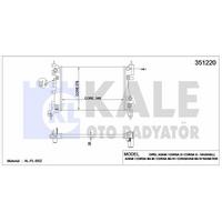 Motor Su Radyatoru Corsa D A12Xer A14Xer KALE 2501082AL