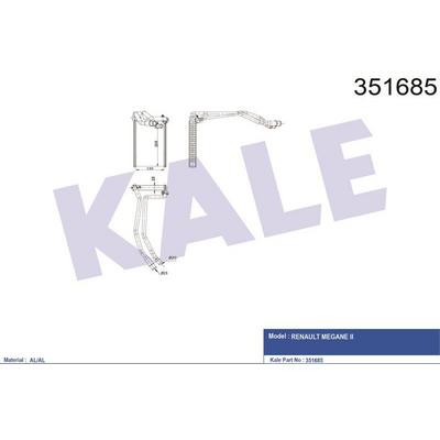 Kalorifer Radyatoru K4M 760 K9K F9Q  Megane Ii KALE 351685