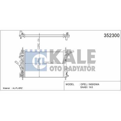 Motor Su Radyatoru A T  Insignia 2 8 08> KALE 352300