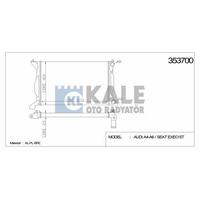 Motor Radyatoru Manuel A4 3 0 / Q 00>09 Exeo 09>14 KALE 353700