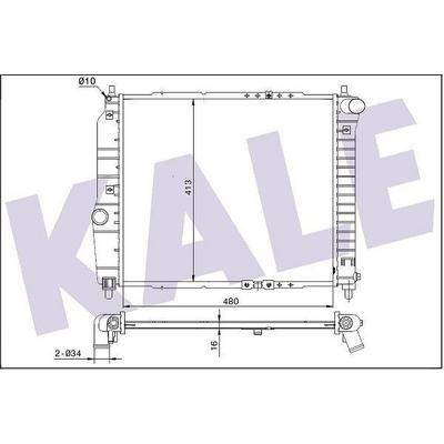 Motor Radyatoru M.T Aveo Kalos 1 2 1 4 T200 T250 T255 (480×418×16) KALE 354800