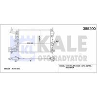 Motor Su Radyatoru A.T Astra J 10>19 A16Xer - B16Xer Cruze (J300) Cruze (J305) F16D 580×398×16 KALE 355200