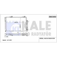 Motor Su Radyatoru W202 93>00 S202 96>01 C208 97>02 R170 96>00 KALE 360300