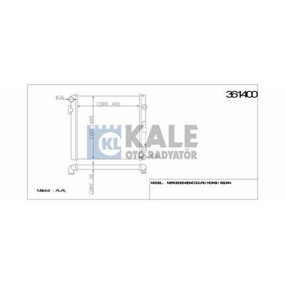 Motor Su Radyatoru (Klimali) W124 88>93 S124 85>92 C124 87>92 KALE 361400