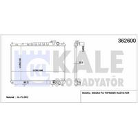 Motor Su Radyatoru Pathfinder 96>00 Otomatik (700×445×16) KALE 362600