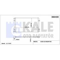 Motor Su Radyatoru (Brazing) Golf Iv Bora Octavia 1 6 Akl Bcb Bfq 97>05 KALE 366400