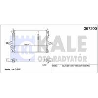 Motor Su Radyatoru Volvo S60 I 00> 2.0T 2.3T 2.4D 2.4I 2.5T At S70 00> At S80 I 98> At Xc70 00> At KALE 367200