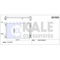 Motor Radyatoru (675×445×32) Audi A6 Otomatik 2 7Tdi 3 0Tdi 05>11 KALE 367800