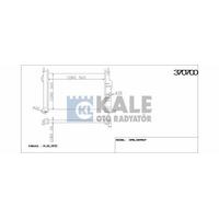 Motor Su Radyatoru (Brazing) Astra F 1 7D 91-98×14Xe 536×368×32 KALE 370700