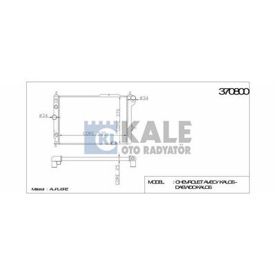 Motor Su Radyator (Brazing) Astra F Klima Haric X14Xe X16Xel KALE 370800