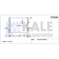 Motor Su Radyatoru Volvo Xc90 I (At)  620×528×42 05>14 KALE 375200