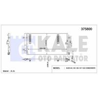 Klima Radyatoru A4 1.8 / 2.0Tfsi 2.0Tdi 08>16 A5 1.8 / 2.0Tfsi 2.0Tdi 07>17 Q5 2.0Tfsi / Tdi 08> KALE 375800