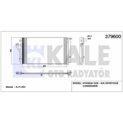 Klima Radyatoru Komple Sportage Ix35 2010> (678×388×16) KALE 379600