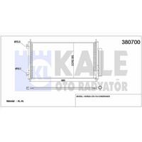 Klima Radyatoru Honda Crv Iii 2.0 2.4 2007> (705×364×16) KALE 380700