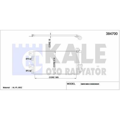 Klima Radyatoru Mini R50 R53 02>06 R52 04>07 KALE 384700